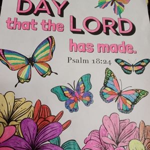Inspirational adult coloring